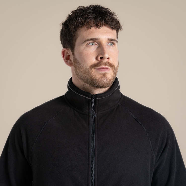 Craghoppers Mens Corey Plus Ii Jacket Fleece-black