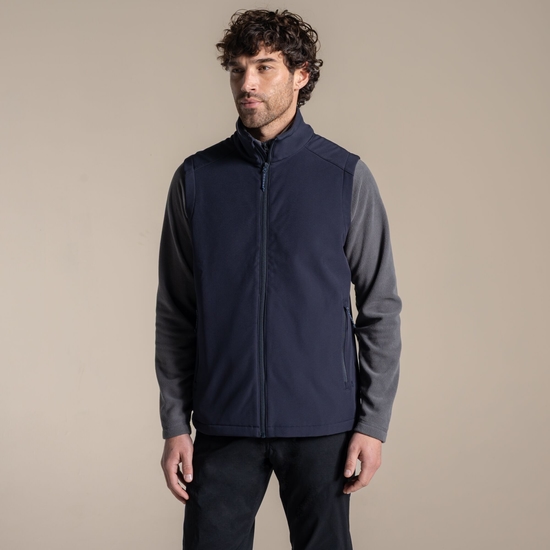 Men's Expert Basecamp II Softshell Vest - Dark Navy | Craghoppers