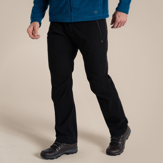 Expert Mens Kiwi Pro Stretch Trousers - Black | Craghoppers ROW