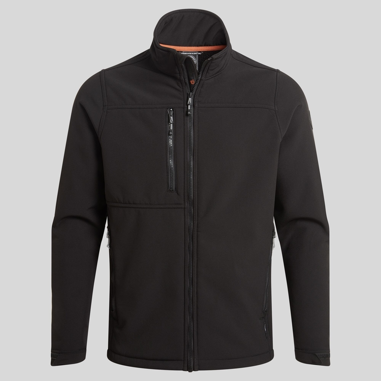 Men's Whitby Softshell Workwear Jacket Black
