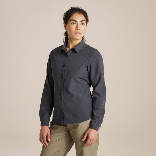 (クラグホッパーズ) Craghoppers レディース Expert Kiwi 半袖 アウトドアシャツ トップス PC4535 (ペブルブラウン) Craghoppers Expert Kiwi Short Sleeve Shirt – printlab.clothing