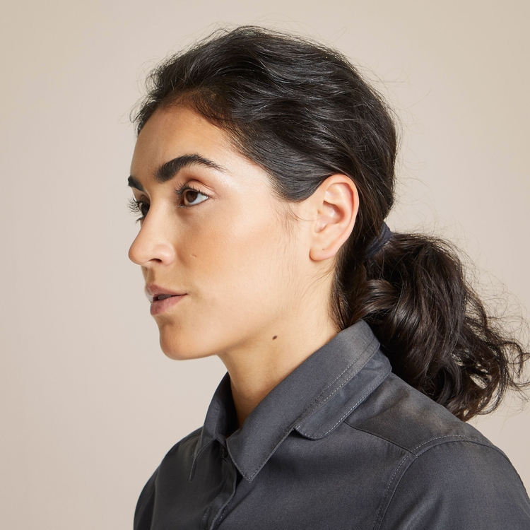 (クラグホッパーズ) Craghoppers レディース Expert Kiwi 半袖シャツ トップス RW8131 (ペブルブラウン) Expert Womens Kiwi Long Sleeved Shirt - Carbon Grey