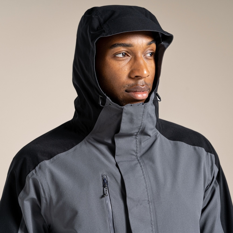 Expert Kiwi Pro Stretch Long Jacket - Carbon Grey / Black