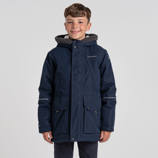 Kid's Akito Insulated Jacket - Blue Navy | Craghoppers UK