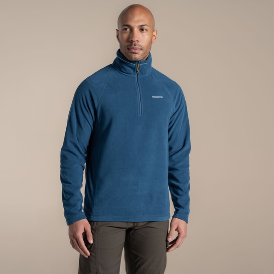 Men's Corey VI Half Zip Fleece Poseidon Blue Craghoppers UK