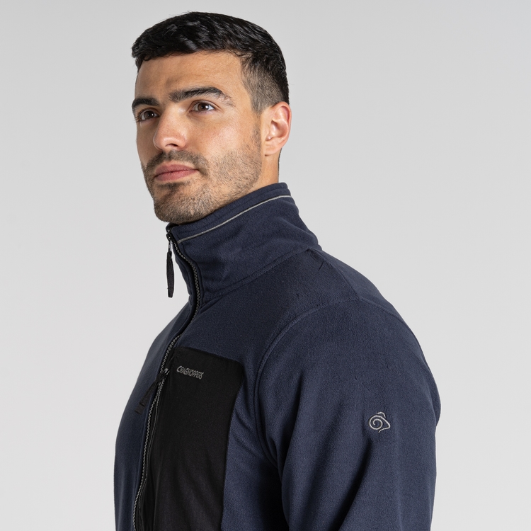 Men s Corey Plus Full Zip Fleece Dark Navy