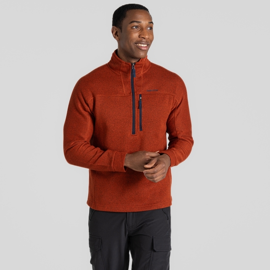 Craghoppers wisham half zip fleece top