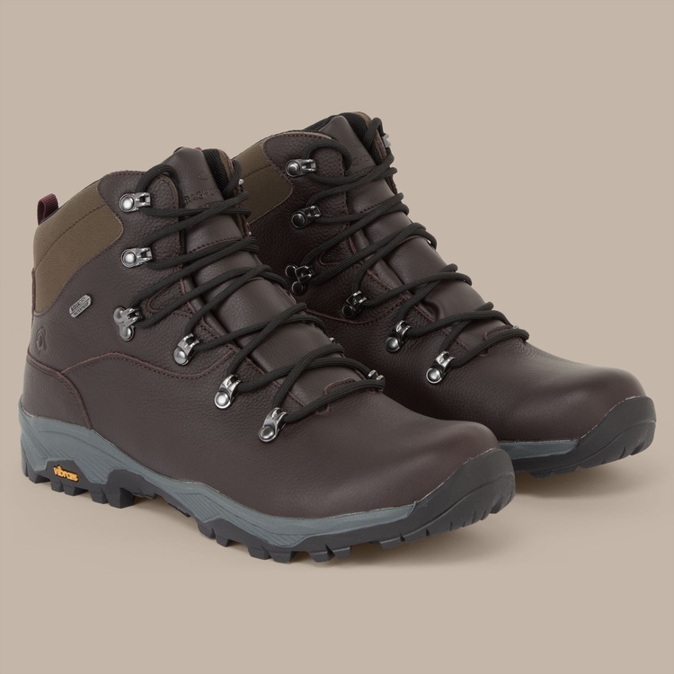 Leather Ethically Made Hiking Boots Caleb Full-Grain Leather Boot