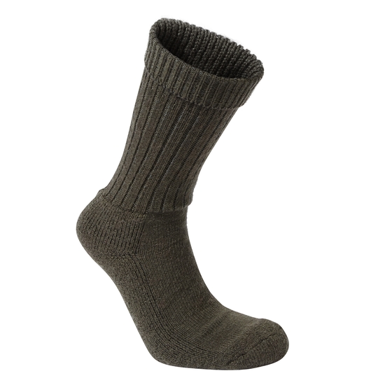Men's Wool Hiker Sock - Woodland Green Marl