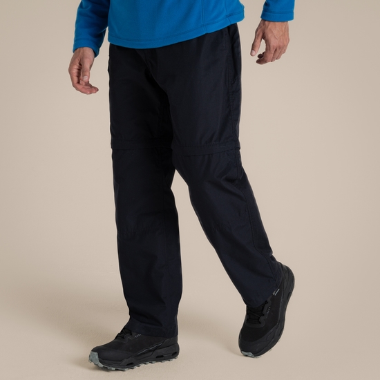 Men's Kiwi Convertible Trousers - Dark Navy | Craghoppers