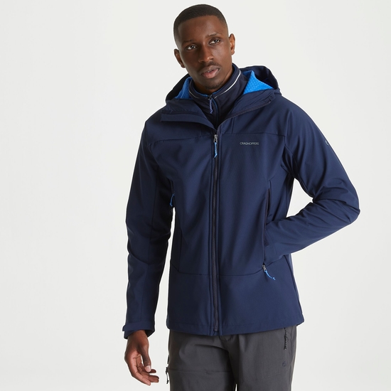 Tripp Kapuzenjacke für Herren - Blue Navy | Craghoppers DE