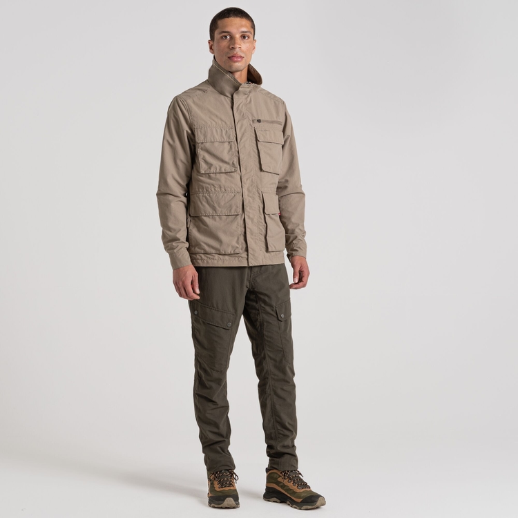 Men s NosiLife Adventure Jacket III Pebble Craghoppers ROW