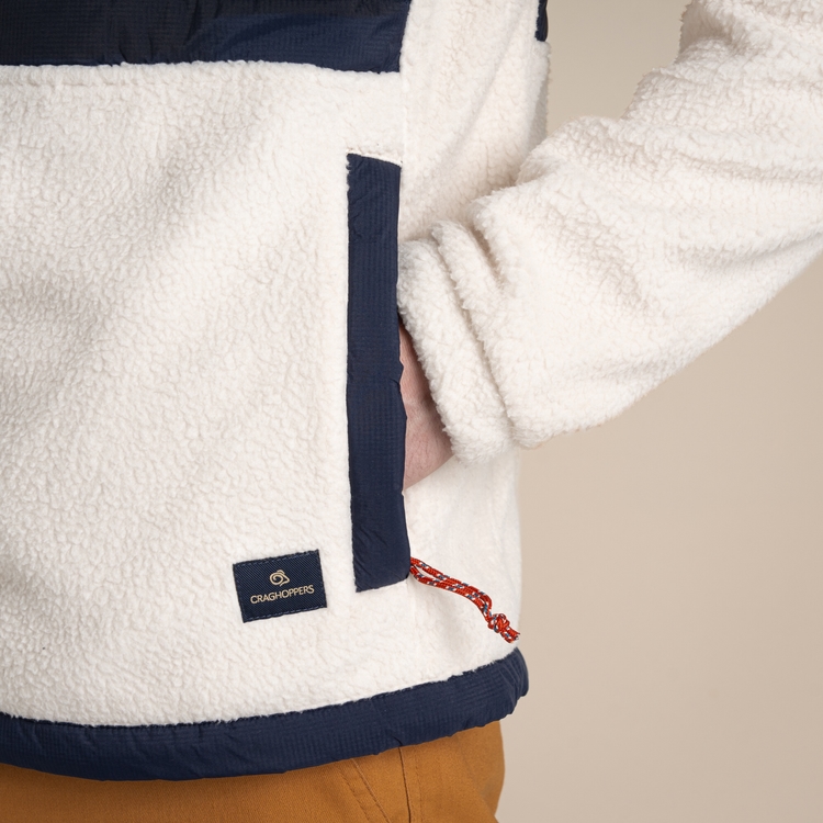 Men's Montadale Insulating Hybrid Jacket Ecru Blue Navy