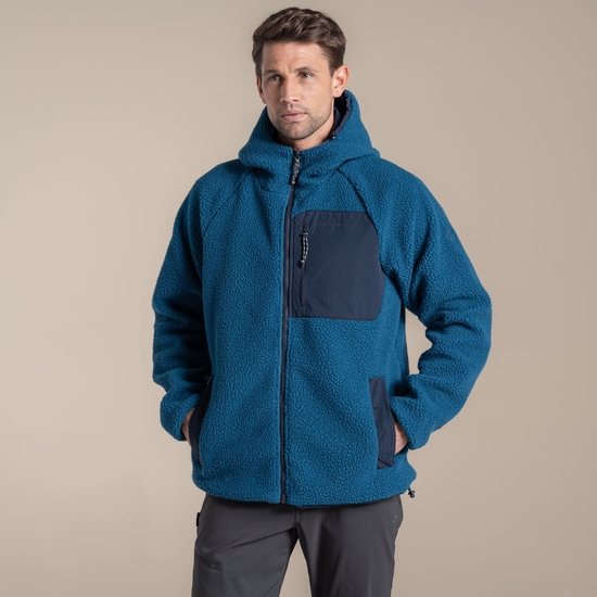 Men's Lingmoor Reversible Hooded Jacket - Poseidon Blue / Blue