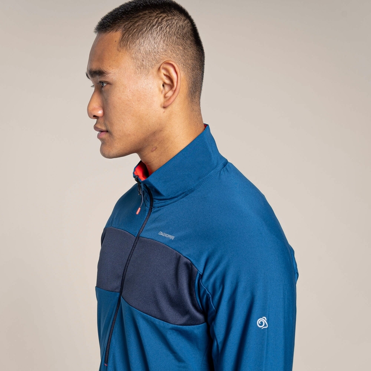 最新入荷 Half Valens NosiLife Men's Zip Blue Poseidon - Top 長袖Tシャツ