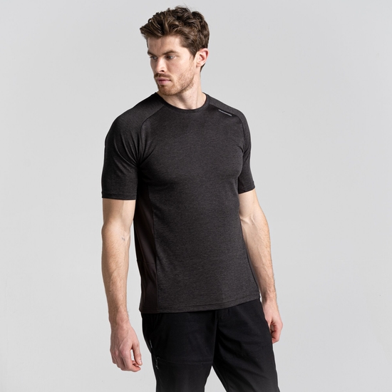 Men's Dynamic Pro Short Sleeved T-Shirt - Black Pepper | Craghoppers UK