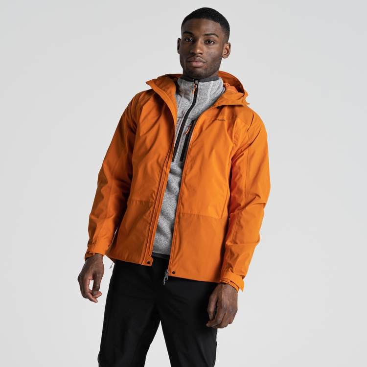 Burnt orange online waterproof jacket