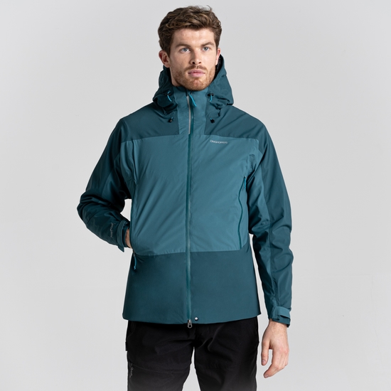 Men's Gryffin Stretch Waterproof Jacket - Sacramento Green / Dark ...