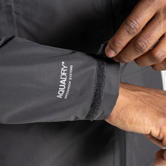 Men's Creevey Waterproof Jacket Black Pepper