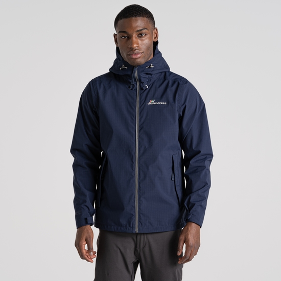 Waterproof navy jacket top