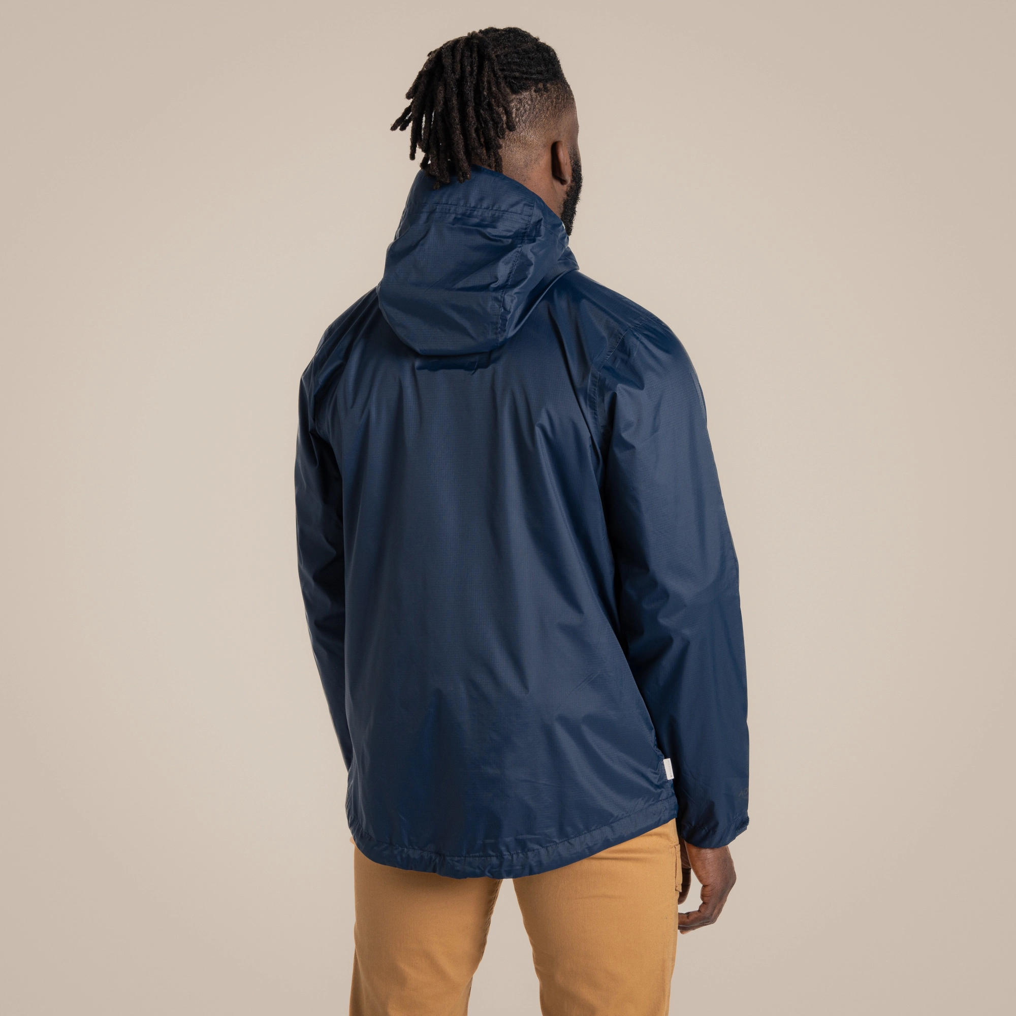 craghoppers Men's Owler Waterproof Packable Jacket | Blue Navy