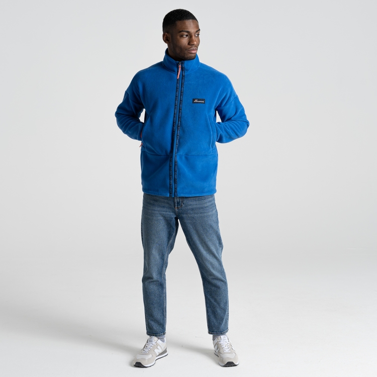 Blue zip fleece new arrivals