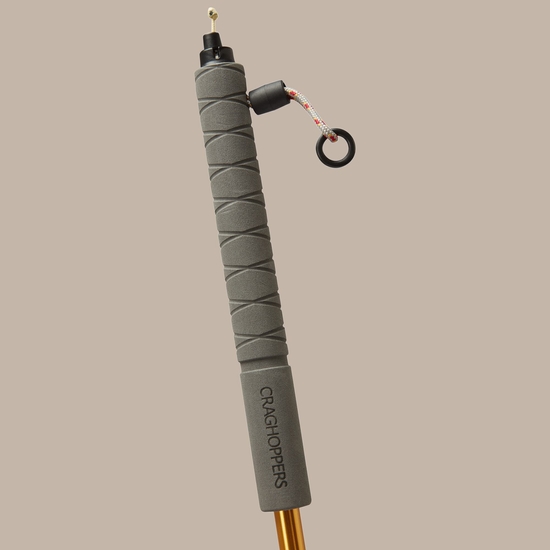 Treklite Compact Walking Poles Anodised Yellow / Anodised Grey 