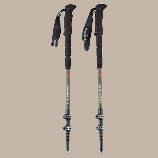 Treklite Carbon Walking Poles Raw Carbon