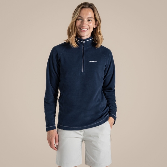 Women's Miska VI Half Zip Fleece Blue Navy