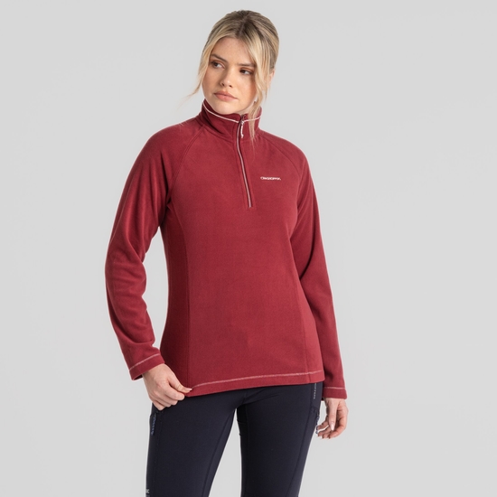 Craghoppers half zip fleece womens top