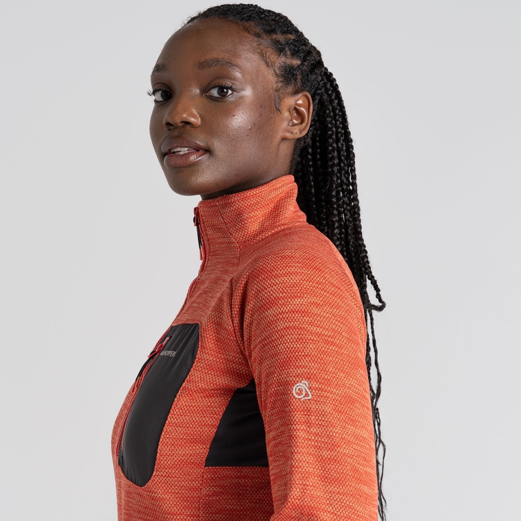 Women s Trina Half Zip Fleece Rose Coral Craghoppers UK