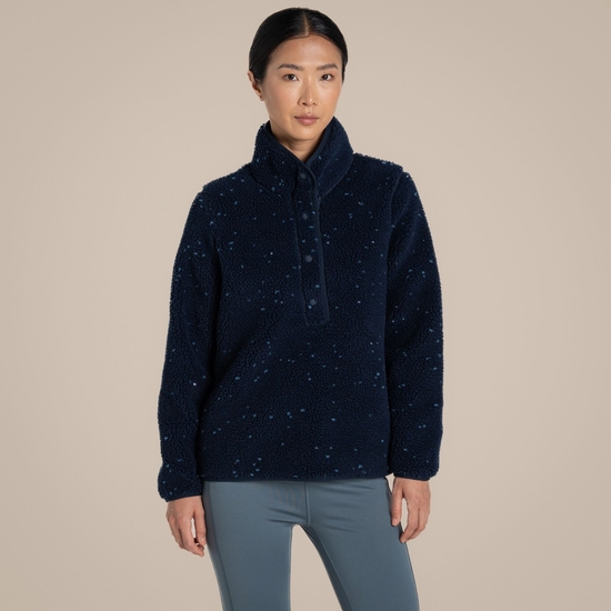 Women's Massey Overhead Fleece Blue Navy Craghoppers UK