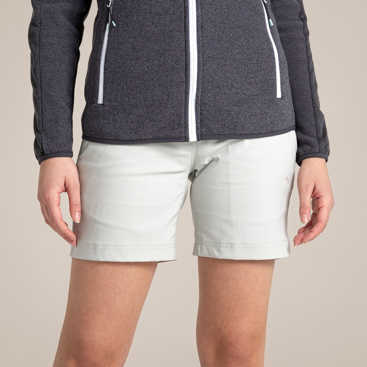 Craghoppers Women's Stretch Kiwi Pro II Shorts Dove Grey