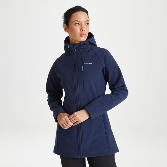 Women's Ara Weatherproof Jacket - Blue Navy | Craghoppers UK