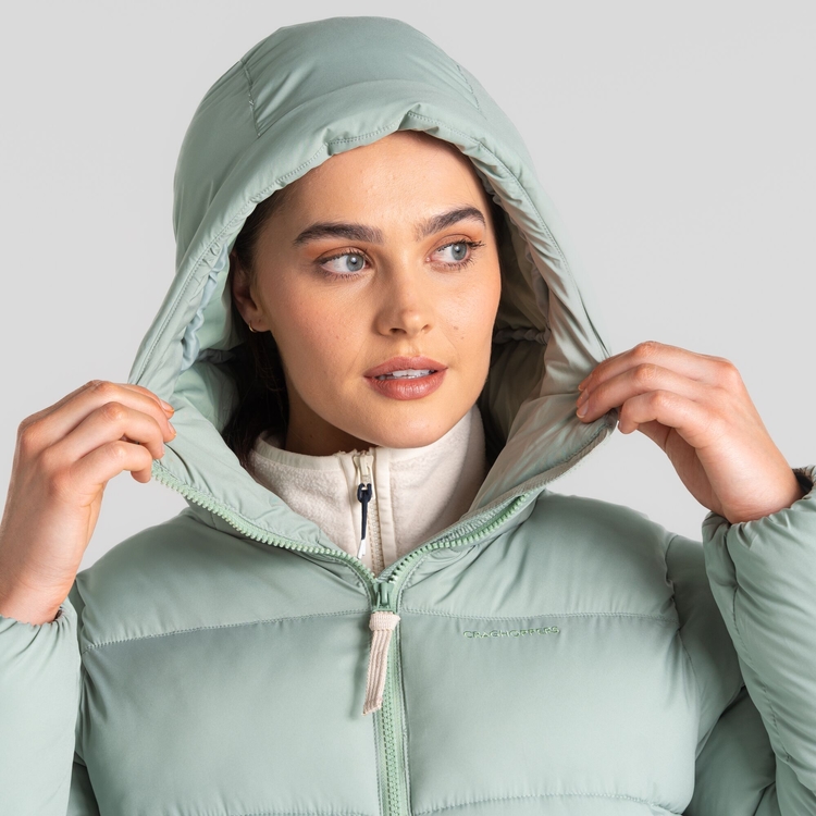 Craghoppers Womens Narlia Hooded Jacket (Willow Green)