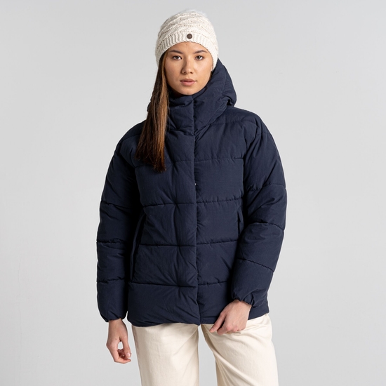 Women's Madora Insulated Hooded Jacket - Blue Navy | Craghoppers UK