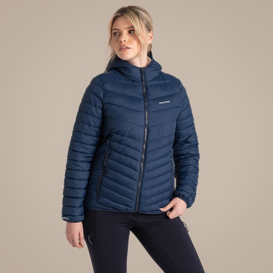 Women's Compresslite VIII Hooded Jacket Blue Navy Blue Navy