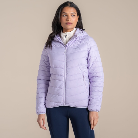 Women's Compresslite IX Hooded Insulating Jacket - Parma Violet