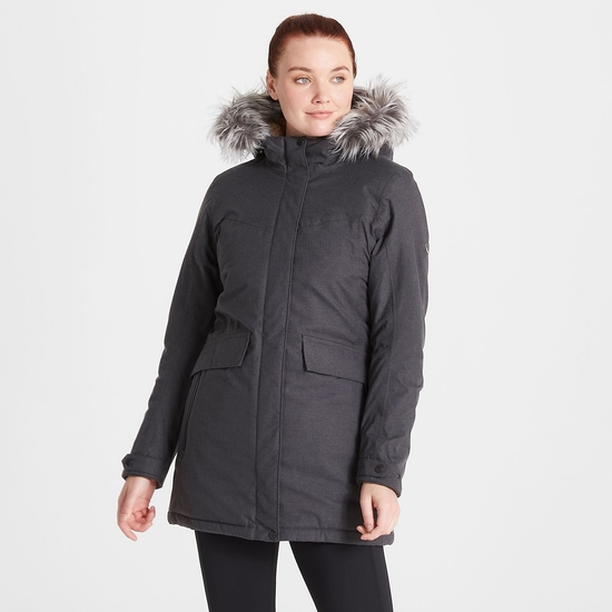 Women's Insulated Kirsten Jacket - Charcoal Marl | Craghoppers UK