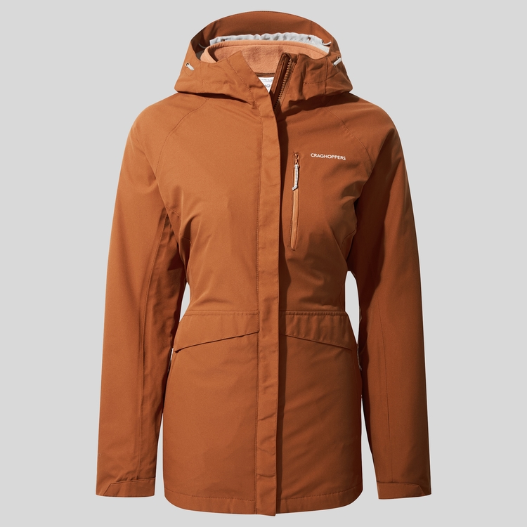 Women s Caldbeck 3 In 1 Jacket Gingerbread Warm Russet Craghoppers IE