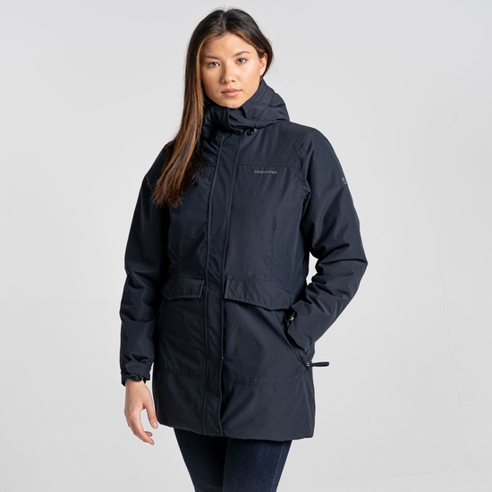 Women's Shayla Insulated Jacket - Dark Navy | Craghoppers UK
