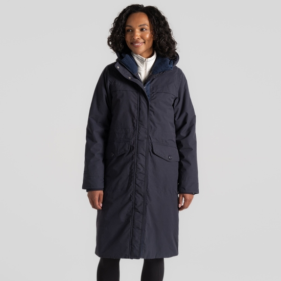 Women s Tyndal Waterproof Jacket Dark Navy Craghoppers UK