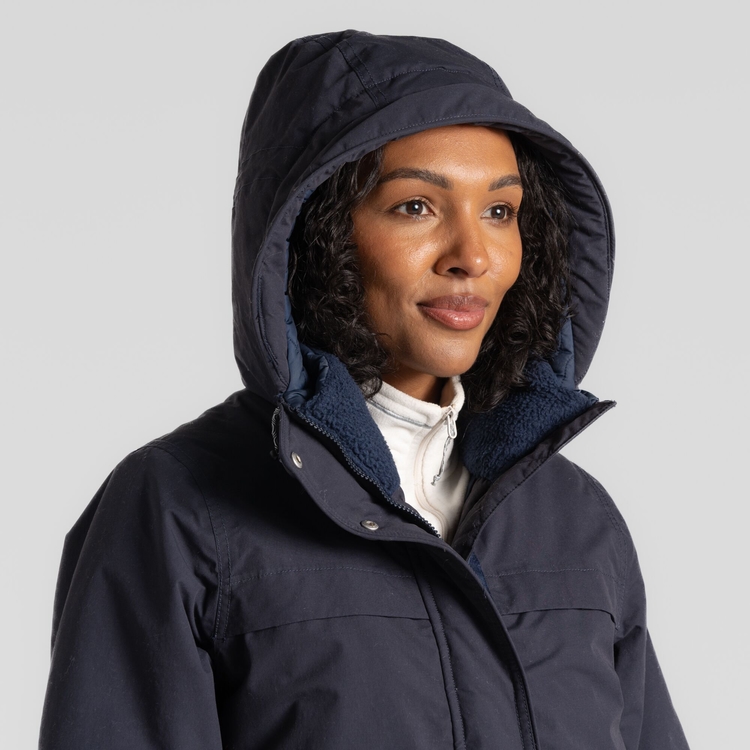 Women s Tyndal Waterproof Jacket Dark Navy Craghoppers UK