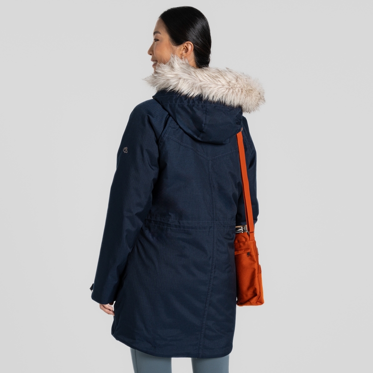 Women s Sofia Waterproof Jacket Blue Navy Marl Craghoppers UK
