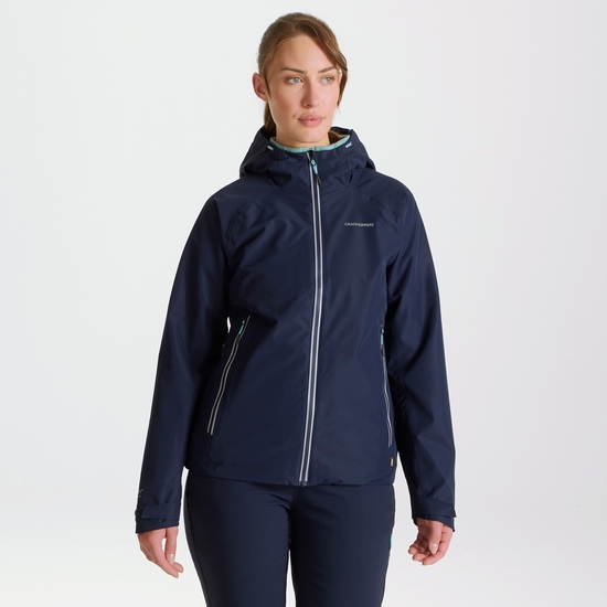 Women s Atlas Waterproof Jacket Blue Navy Craghoppers IE