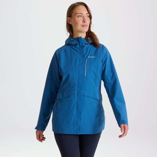 Women's Caldbeck Waterproof Jacket - Yale Blue | Craghoppers UK
