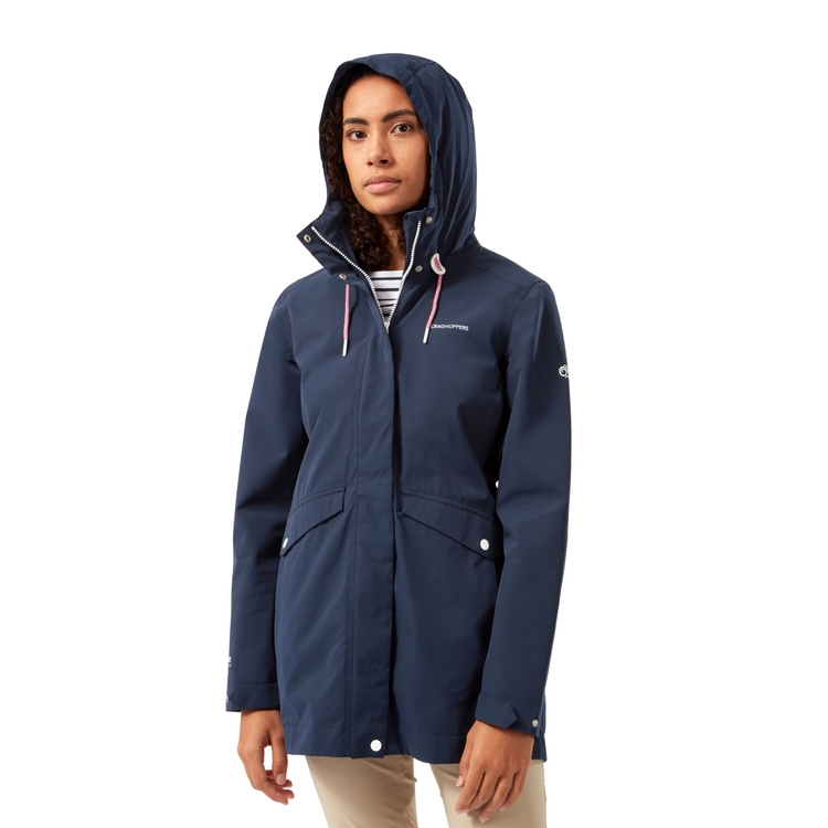 Craghoppers Women's Mannix FLC JKT Jacket, Blue Navy, 6 : :  Fashion