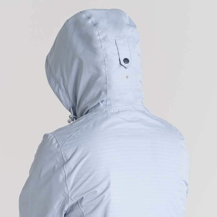 Light grey top waterproof jacket