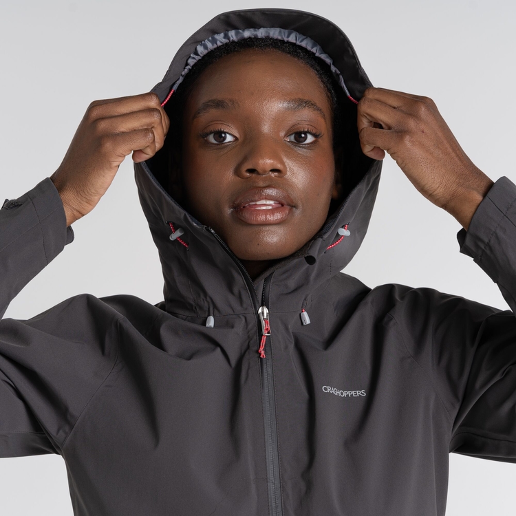 Women's Bronte 2.5L Stretch Waterproof Jacket Charcoal