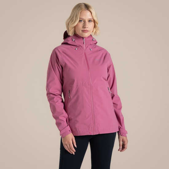 Wasserdichte Bronte 2,5L Stretch-Jacke für Damen Dusky Hibiscus